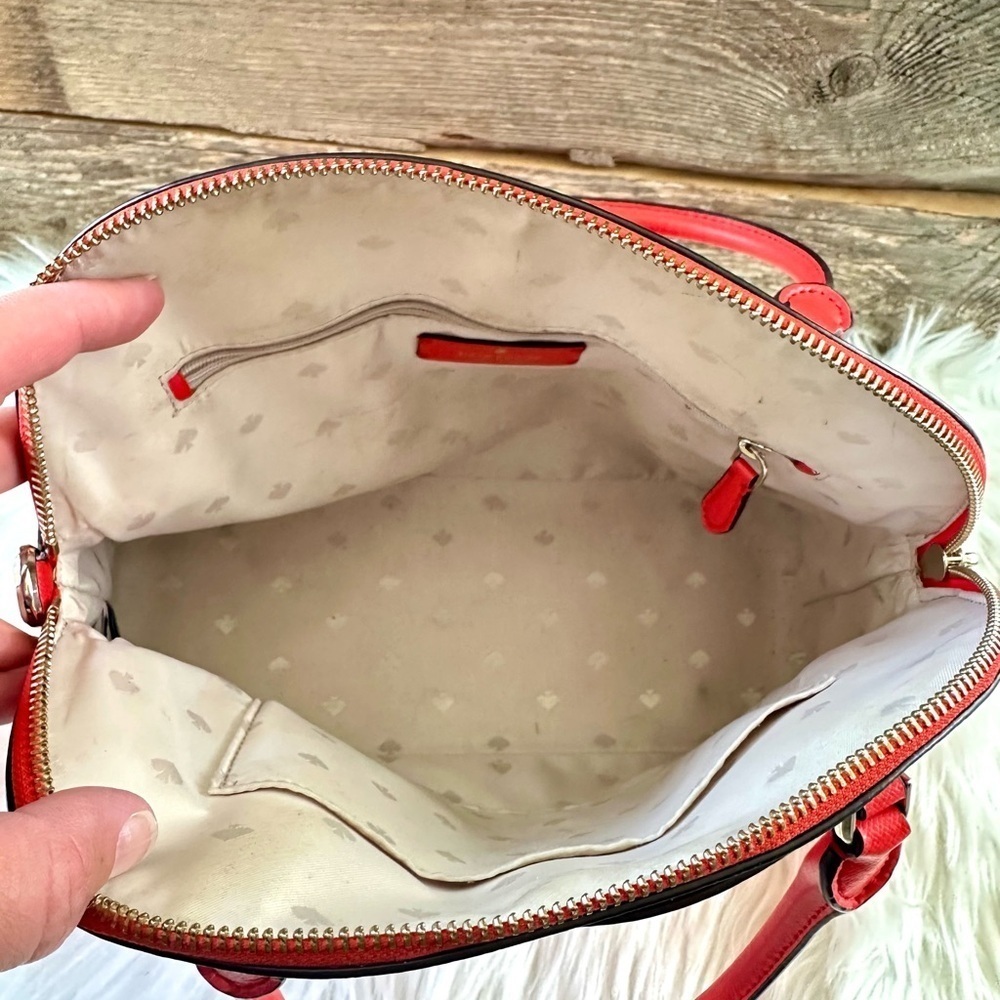 KATE SPADE | ♠️ Vibrant Red Payton Satchel - Picture 3 of 4